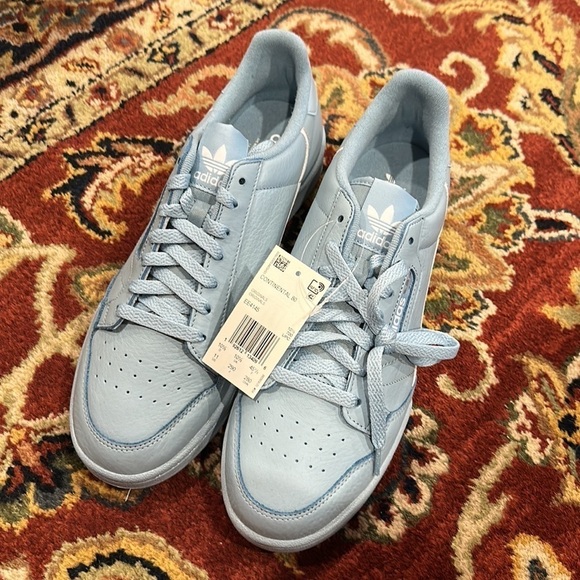 🆕 ADIDAS Continental 80 Mens Originals Trainer Ash Blue Glacier Size 11 Men - Picture 10 of 12